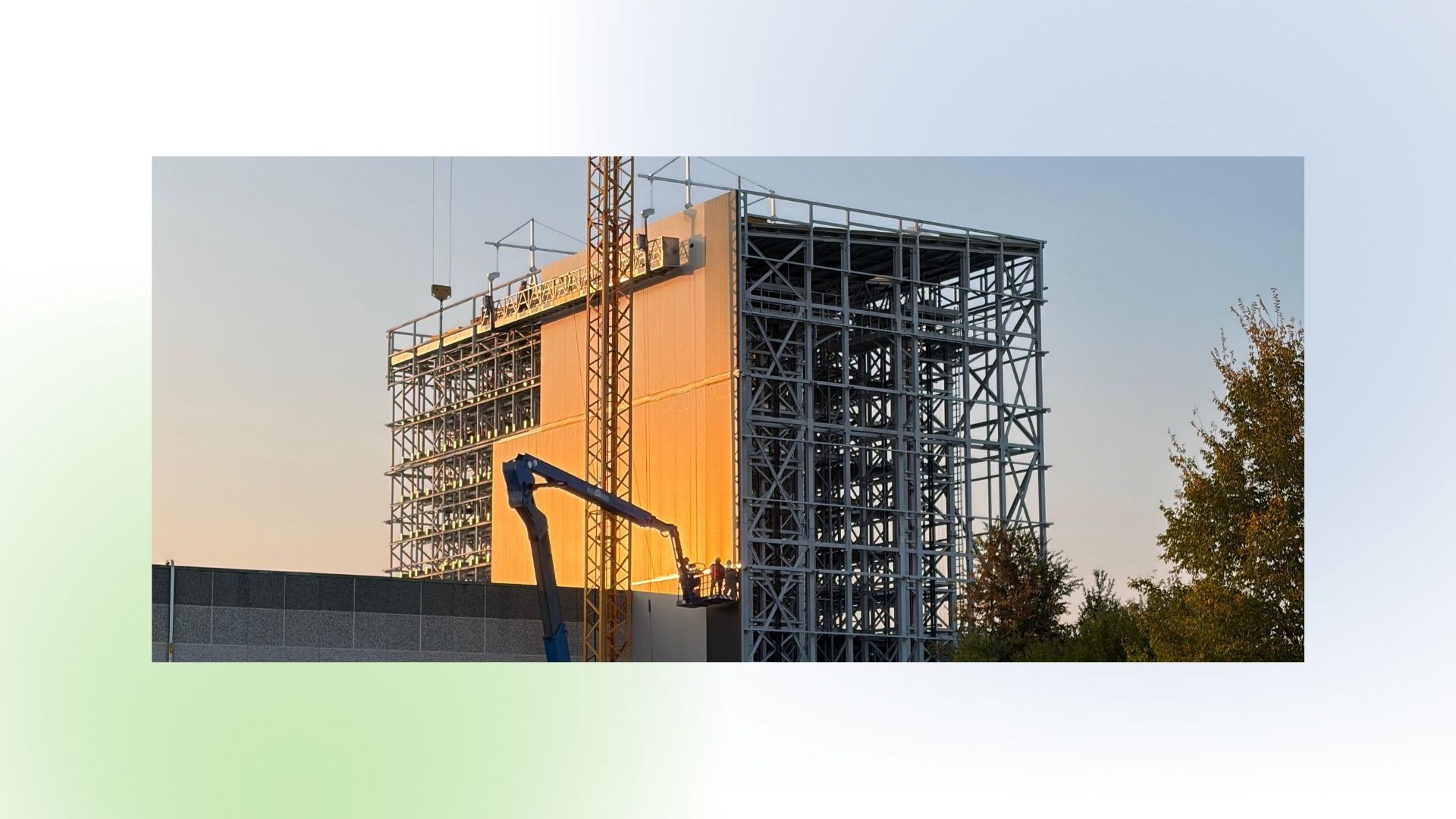 novità in Sada Cavi - magazzino in costruzione